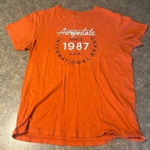 Aéropostale Women's Men’s T-Shirt Single Stitch Vintage Size L 100% Cotton